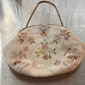 Jorelle Bags | Vintage Floral Beaded Handbag